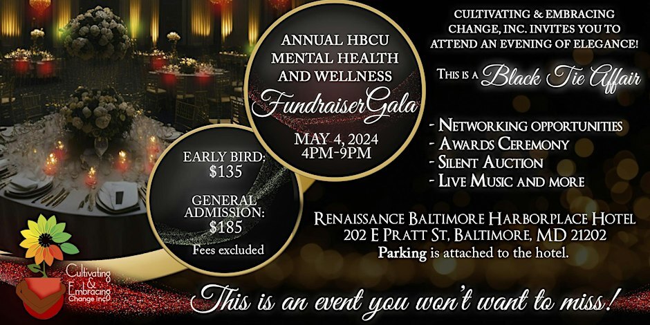 HBCU Mental Health and Wellness Fundraiser Gala