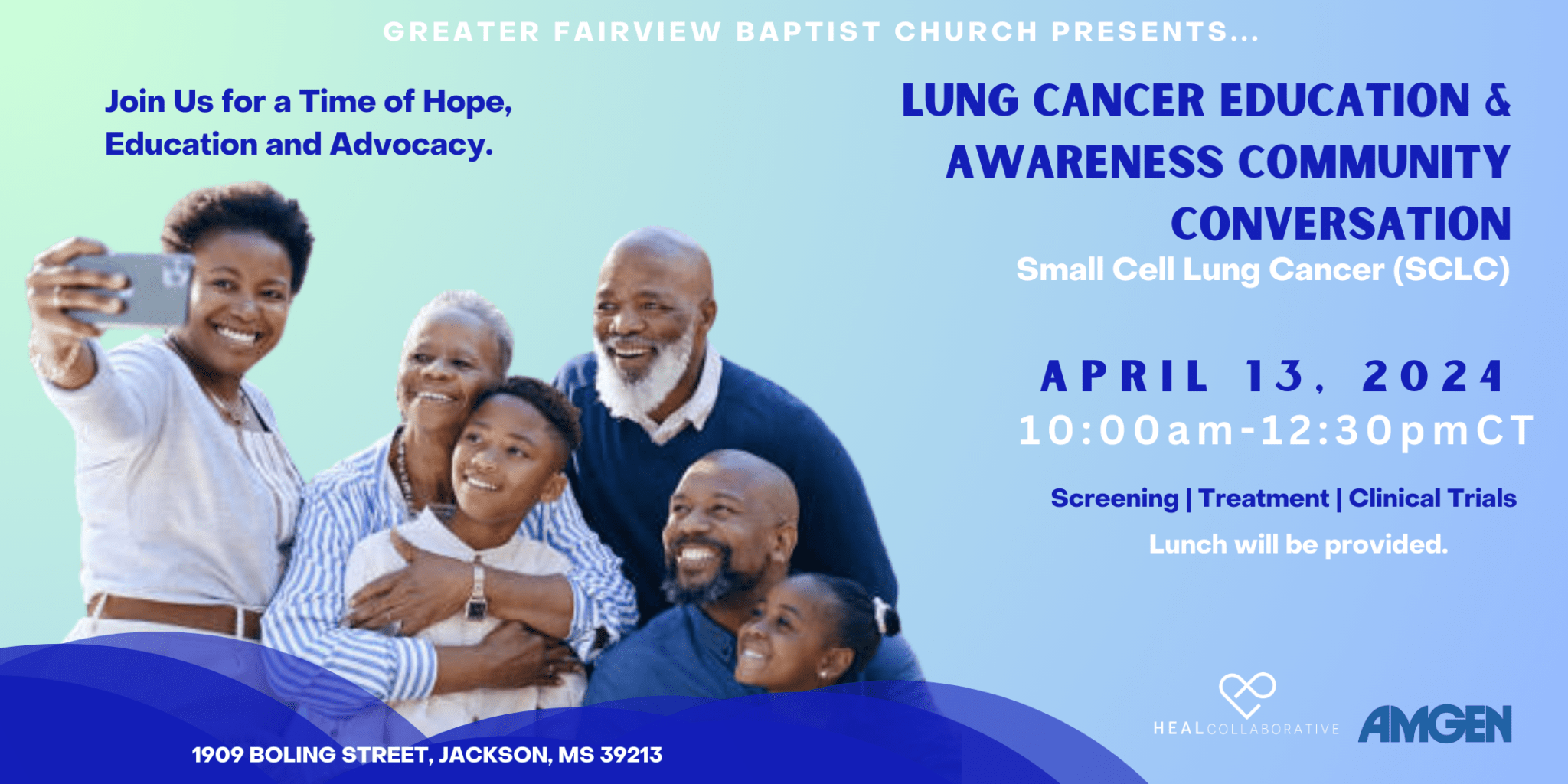 Jackson, MS: Lung Cancer Education & Awareness Community Conversation