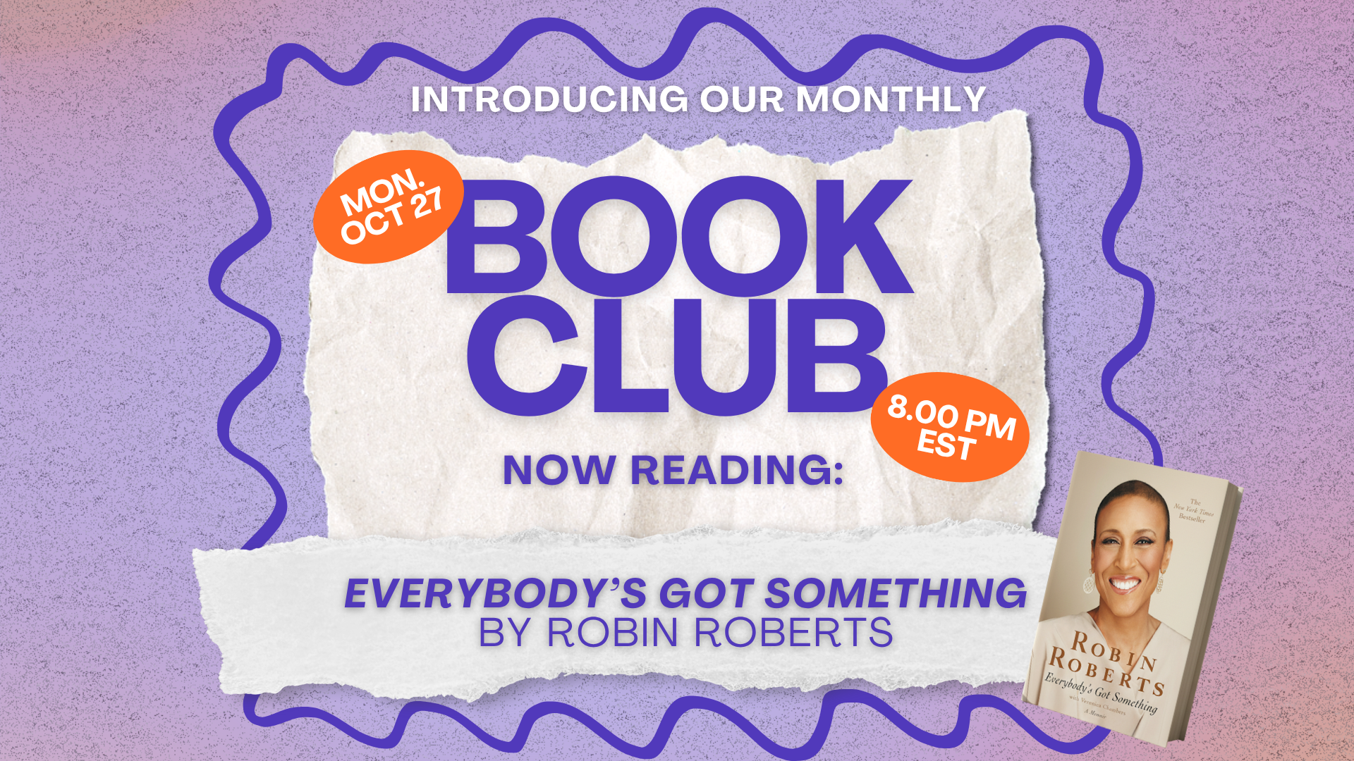 October Book Club October Book Club