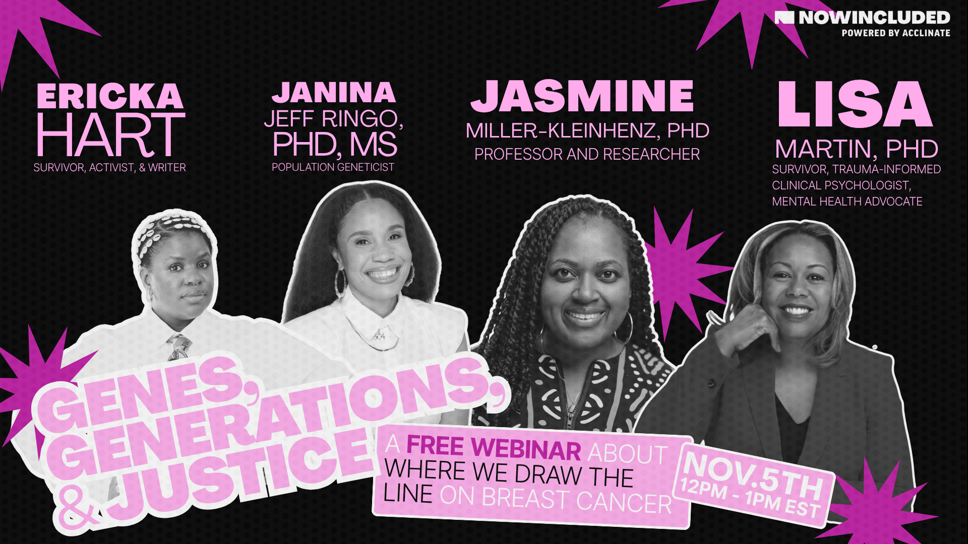 Genes, Generations, and Justice Breast Cancer Webinar