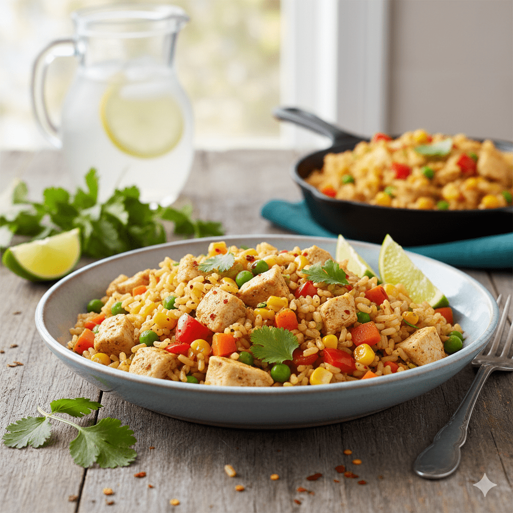 Lightened-up Arroz Con Pollo