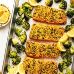 One-Pan Garlic Paprika Salmon & Broccoli