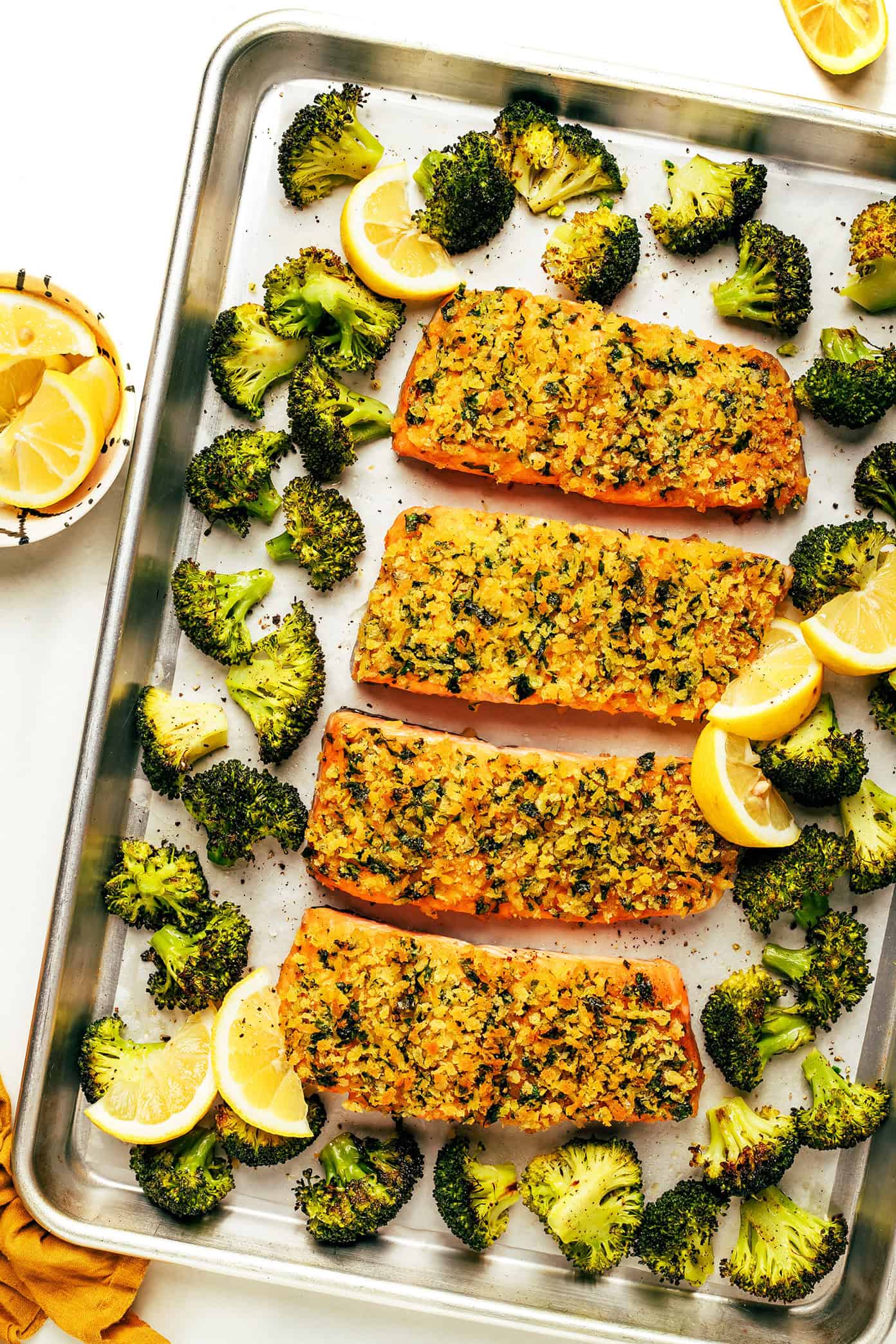 One-Pan Garlic Paprika Salmon & Broccoli
