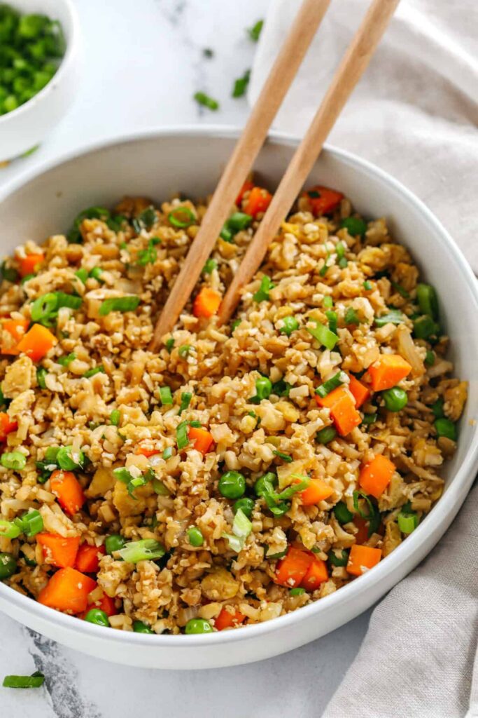 Quick Cauliflower “Fried Rice”