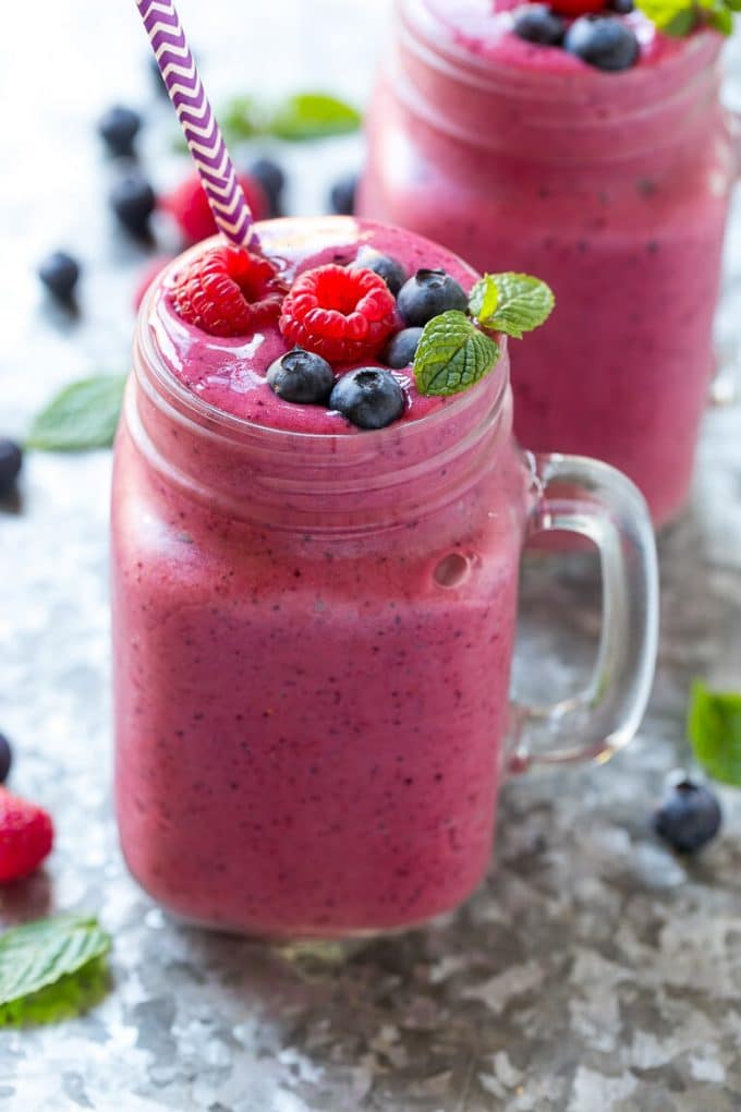Raspberry & Flaxseed Smoothie
