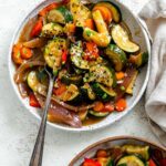 Sauteed Zucchini Bell Pepper Medley
