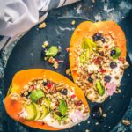 Tropical Papaya Lime Breakfast Boats