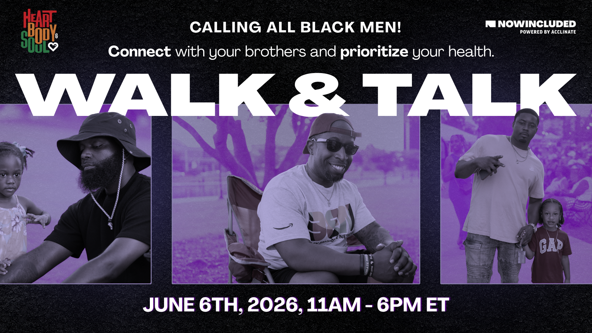 Walk & Talk: June 2026 | The Black Man's Health Festival Edition