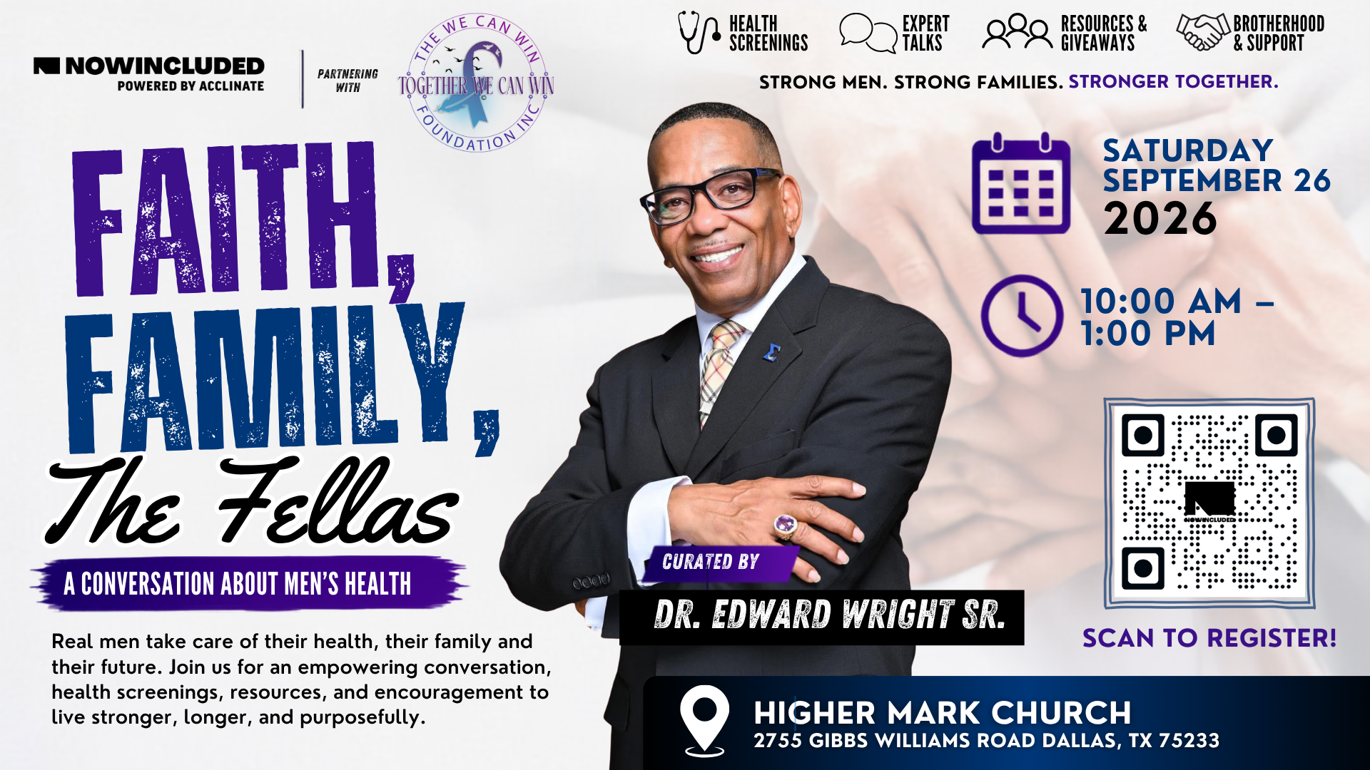 Faith, Family, The Fellas: A Conversation About Men's Health