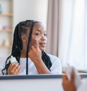 Cream,,Moisturizer,And,Facial,Black,Woman,In,Skincare,,Beauty,Or